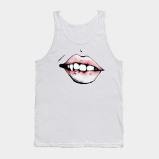 Vampire Teeth Halloween Tank Top